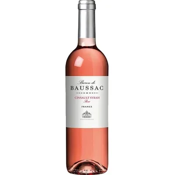 Víno Cinsault Syrah rosé IGP 0,75l Baron de Baussac