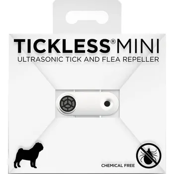 Antiparazitikum pro psa Tickless Mini Dog nabíjecí ultrazvukový odpuzovač klíšťat a blech bílý