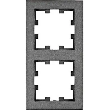 Dvojrámeček Visio S 55 Cubic antracit Schrack Technik EV115302