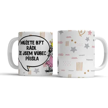 Hrnek Můžete být rádi, že jsem vůbec přišla - Oranžová