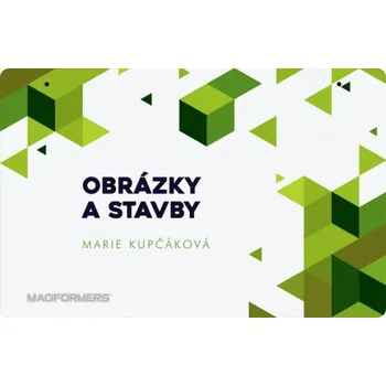 Stavebnice Karty Magformers Geometrie 1 - OBRÁZKY a STAVBY