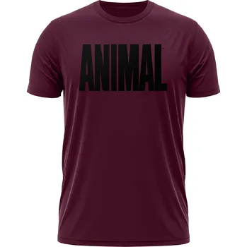 Pánské tričko Universal Nutrition T-shirt Animal Maroon S červená