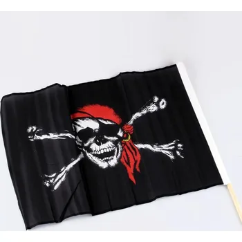 Vlajka Pirátská vlajka 40x33cm