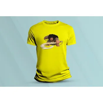 Dětské bavlněné tričko Maui. Žlutá velikost 116 (5-6 let)