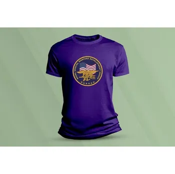 Chlapecké tričko Dětské bavlněné tričko SEAL Team Six. velikost 116 (5-6 let) Purpurová