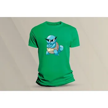 Dětské bavlněné tričko Pokémon Squirtle. velikost 140 (9-11 let) Zelená