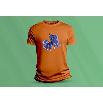 Dětské bavlněné tričko Princess Luna. velikost 104 (3-4 roky) Oranžová