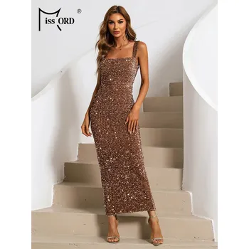 Dámské šaty Originální společenské šaty LissCord lC1445 Barva: Hnědá, Velikost: L