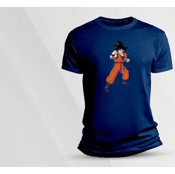 Dětské bavlněné tričko Son Goku. velikost 140 Námořnická modrá