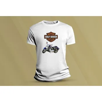 Bavlněné dětské tričko Harley-Davidson 2 Bílá velikost 152 (12-13 let)