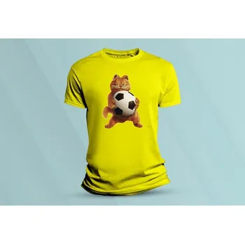 Dětské bavlněné tričko Garfield. Žlutá velikost 104 (3-4 roky)