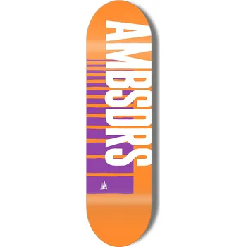 Skateboardová deska Deska Ambassadors STRIPES Orange 7.88 - High concave