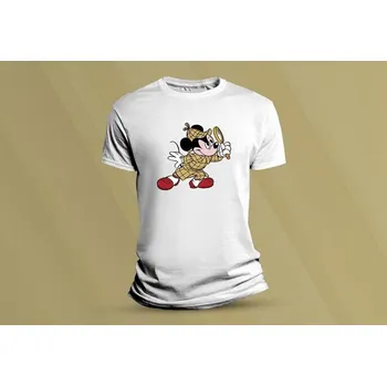 Dětské bavlněné tričko Mickey 4. Bílá velikost 116