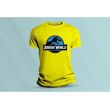 Chlapecké oblečení Dětské bavlněné tričko Jurassic World. Žlutá velikost 152 (12-13 let)