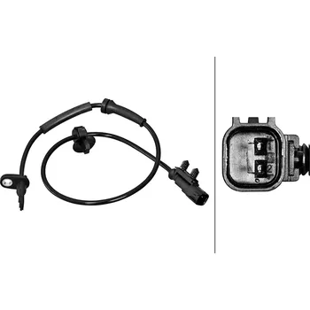 ABS Snímač, počet otáček kol HELLA 6PU 358 217-211