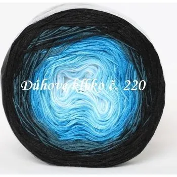 Příze Duhové klubíčko 220, 3nitka 1100 m