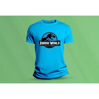 Dětské bavlněné tričko Jurassic World. velikost 104 (3-4 roky) Azurová