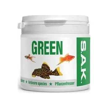 Krmivo pro rybičky S.A.K S.A.K. green 75 g (150 ml) velikost 2