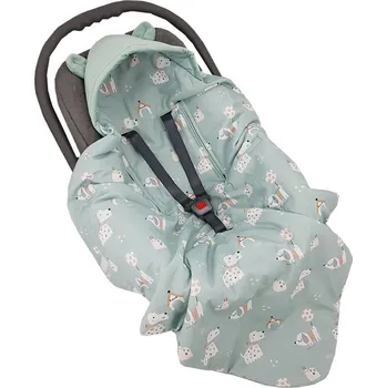 EKO fusak do autosedačky velvet pro 3 a 5 bodové pásy Dogs