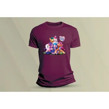 Dětské bavlněné tričko My little Pony. velikost 104 Vínová