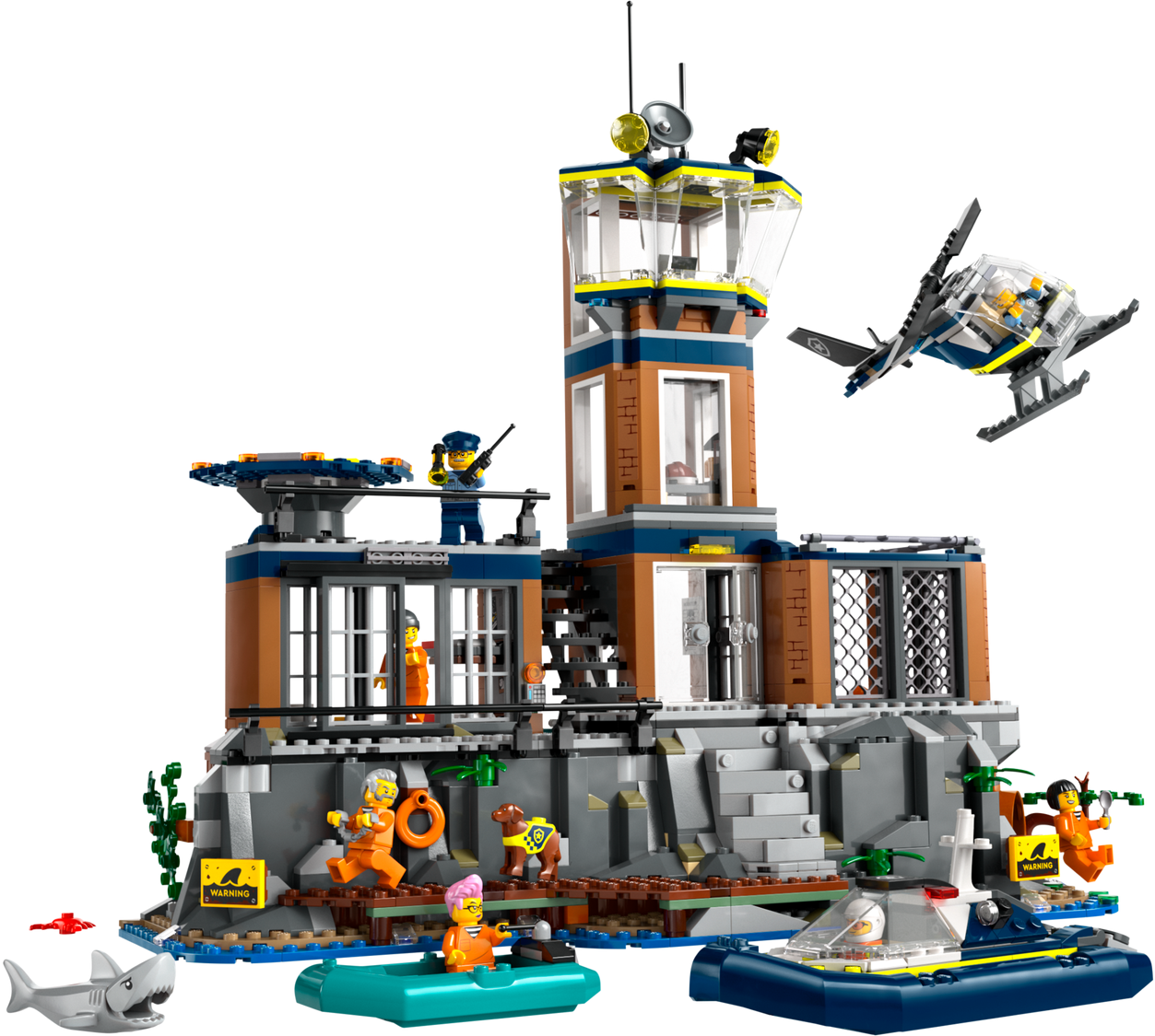 foto Stavebnice LEGO LEGO City 60419 Policie a vězení na ostrově