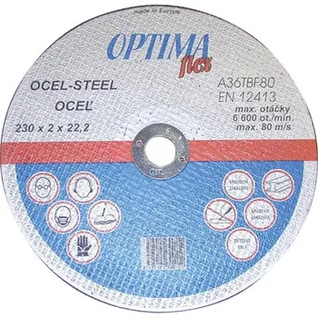 Příslušenství k brusce kotouč řez.na ocel 230x2,0x22,2mm