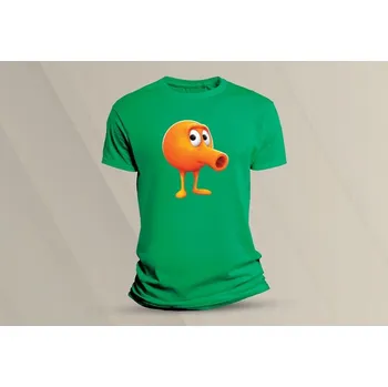 Dětské bavlněné tričko Q bert. velikost 128 (7-8 let) Zelená