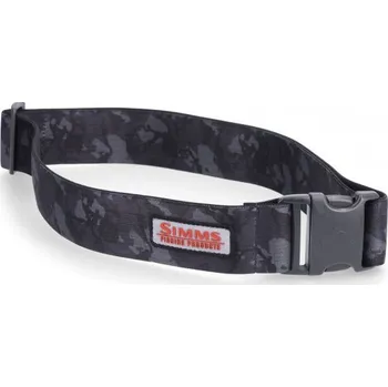 Rybářské oblečení Brodící pás Simms Wading Belt 2'' Regiment Camo Carbon