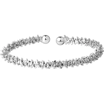 Náramek Rhodiovaný náramek z mosazi - AR537-2354