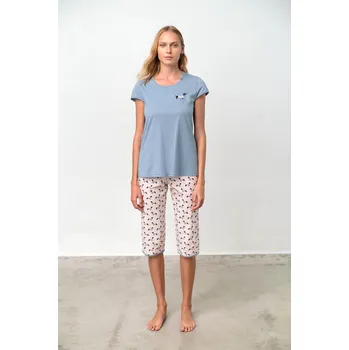 Dámské pyžamo Vamp Dvoudílné dámské pyžamo – Dachsy 18308