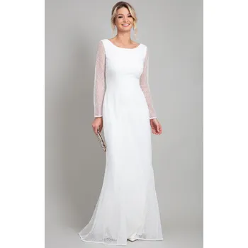 Dámské šaty Tiffany Rose IRIS svatební šaty s dlouhým rukávem bílá 0 EU 34-36