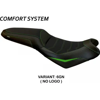 Moto sedlo TPZ Italia Potah sedla Kawasaki Versys 650 (07-23) Nasir comfort model potah sedla: bez loga 6GN (green)