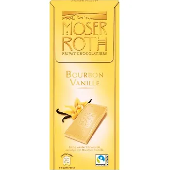 Čokoláda Moser Roth Burbon Vanille 125g