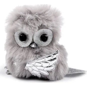 Vánoční dekorace Vánoční sova s klipem na stromeček