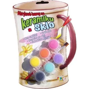 Dřevěná hračka Slezská tvorba Akrylové barvy na keramiku a sklo