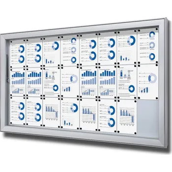 Venkovní vitrína typu L určená pro 24xA4 Množství: Od 5 ks
