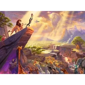 Diamantové malování Disney Diamantové malování - motivy z oblíbené pohádky "Lví král" - kulaté diamanty I Rozměry: 55&nbsp;x 70 cm, Varianta: A