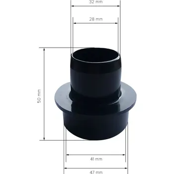 CG Air Systèmes Inc. CG Air Plastová redukce ke kompresorům 1,5" -1,25" TEPLUVZDORNÁ - AD-1_1-4HTR