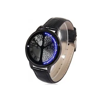 Hodinky Tree Time - dotekové hodinky černé