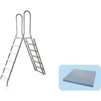 Poolmaster Horní plošina bazénových schůdků TOP INOX SAFE (0725)