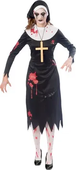 Karnevalový kostým Dámský kostým Jeptiška Zombie