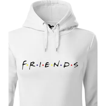 Dámská mikina Dámská mikina Friends, Barva Bílá, Velikost L, Canvas Dámská mikina Bezvatriko.cz 0995