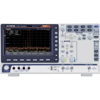Osciloskop GW Instek MDO-2202EG digitální osciloskop 200 MHz, 1 GSa/s, 10 Mpts, 8 Bit, s pamětí (DSO), spektrální analyzátor, 1 ks, 01MD222EG0GT