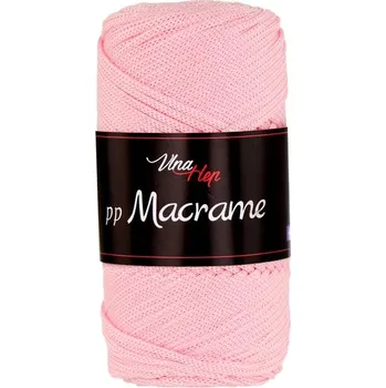Galanterie Příze PP Macrame, 2mm, 4004, světle růžová