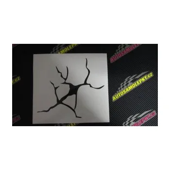 Samolepící dekorace SAMOLEPKA Prasklina 004 (17 - šedá) NA AUTO, NÁLEPKA, FÓLIE, POLEP, TUNING, VLASTNÍ TEXT, TISK, AUTOSAMOLEPKY.cz, POLEPY, OBRÁZEK, LOGO, SAMOLEPKY