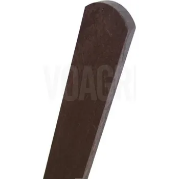 Plotovka Plotovka 78x21x1200 mm s půlkulatou hlavou, hnědá