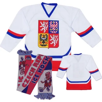 Hokejový dres KOMPLET HOKEJOVÉ DRESY ČR BÍLÉ Velikost: 158/XS(12-13 roky)