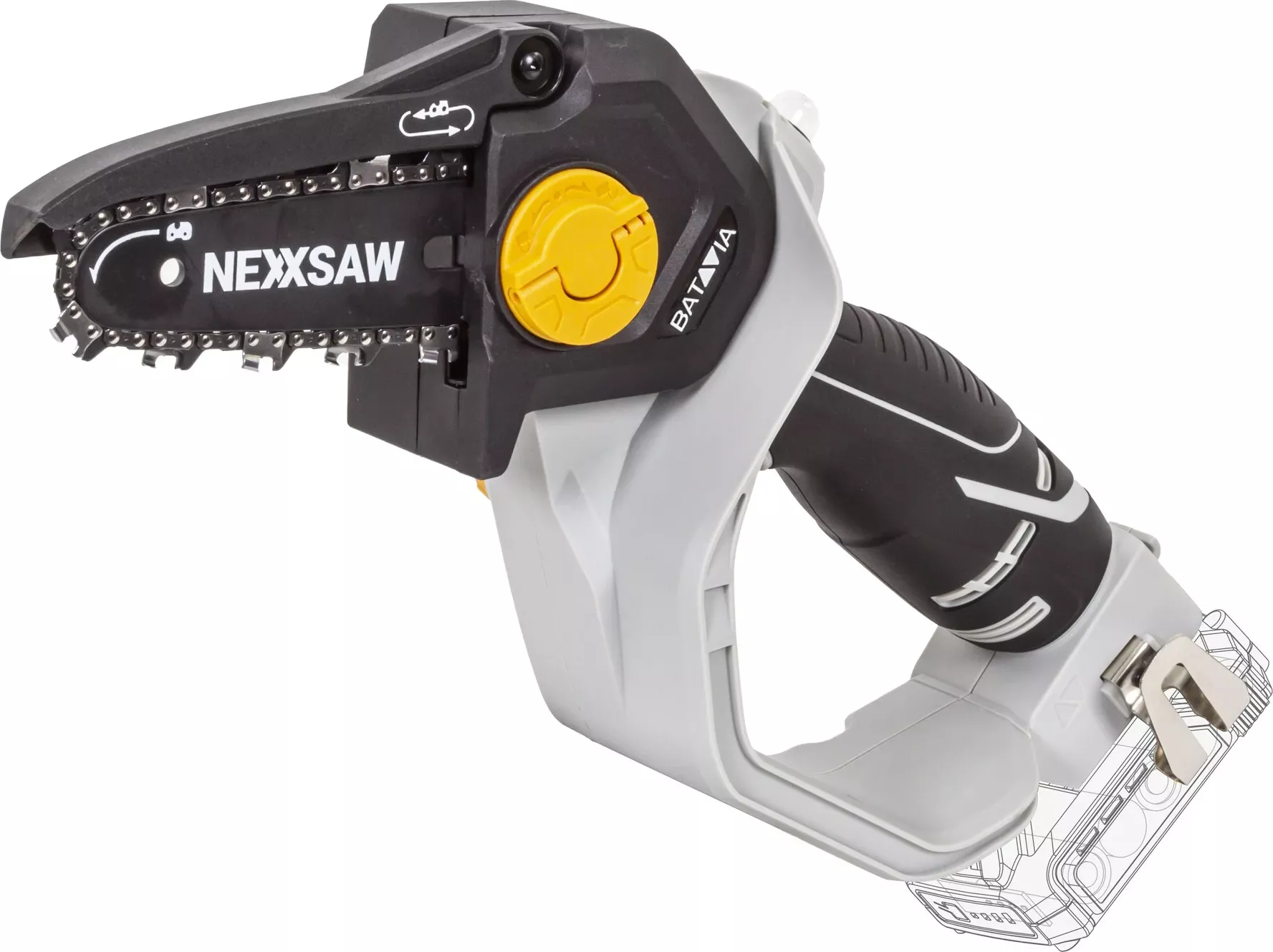 voor de Nexxsaw Accu Éénhands-Kettingzaag V2/V3