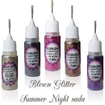 DENATO s.r.o. BLOWN Glitter Summer Night sada 5 ks