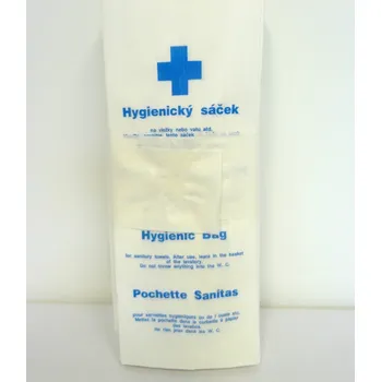 Intimní hygienický prostředek Hygienické sáčky Merida na dámské potřeby, 100ks v balíčku